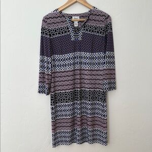 Donna Morgan Patterned Dress Size 6